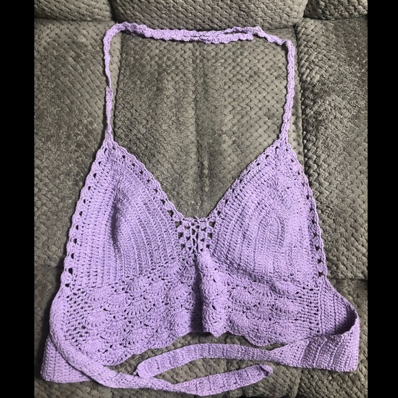 Violet Crochet Top - Picture 2 of 2
